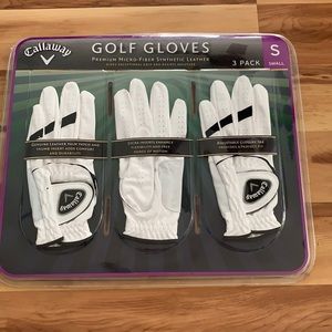 3-pack Callaway golf gloves size S